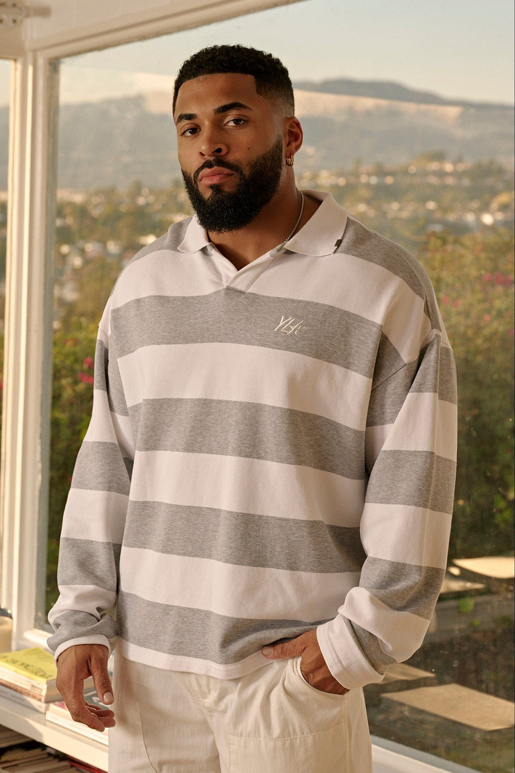8069 - Menace Longsleeve Polo